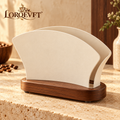 LORQEVFT™ Bellune Pour-Over Coffee Maker Set — Ceramic Cone Dripper with 20 fl oz Glass Server