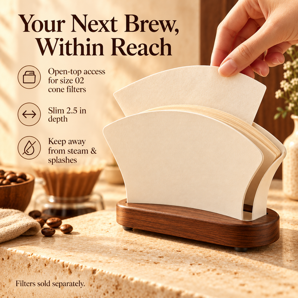 LORQEVFT™ Bellune Pour-Over Coffee Maker Set — Ceramic Cone Dripper with 20 fl oz Glass Server