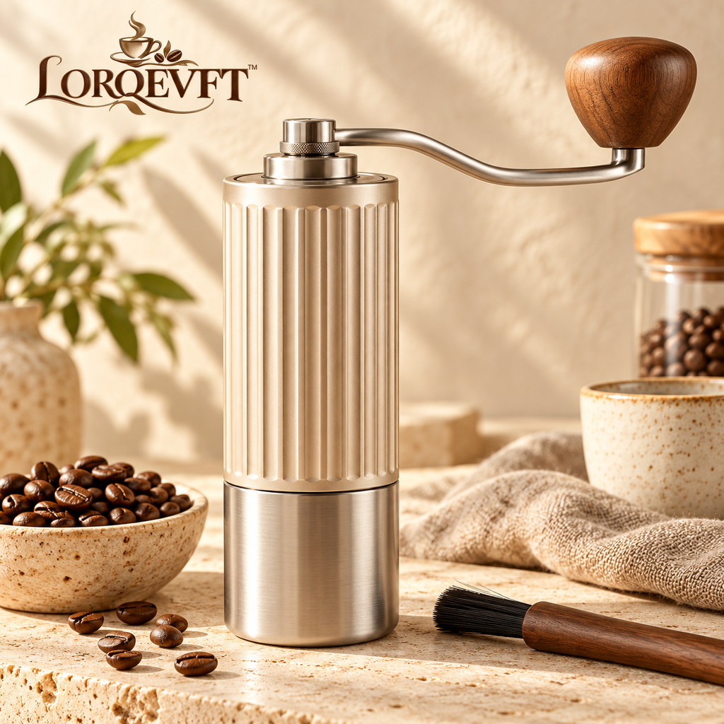 LORQEVFT™ Cadrin 12 fl oz Milk Frothing Pitcher — Stainless Steel Espresso Steaming Jug with Defined Pouring Spout